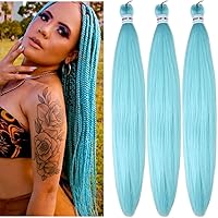 Vista 12 de Cabello trenzado para niños preestirado de 16 pulgadas, color negro, Yaki ez, trenzado para niños, trenzas sin nudos