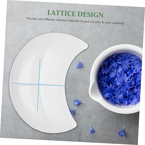 Miniatura 2 de EXCEART 7 piezas de soporte de joyería epoxi resina silicona luna bandeja joyería tarro llavero bandeja de joyería joyería de silicona resina epoxi