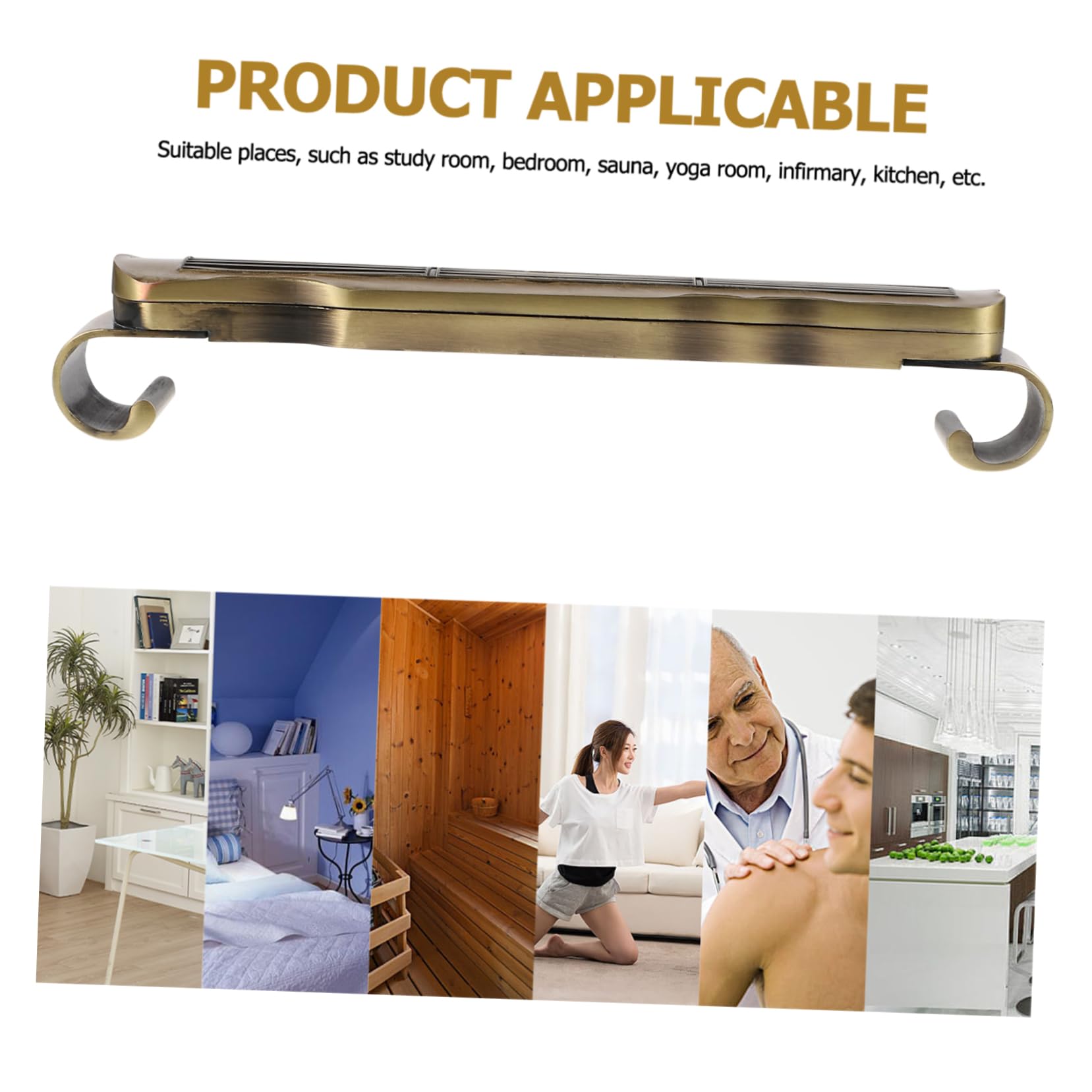Porta Incenso in Lega di Zinco Oro, Design Classico per Casa