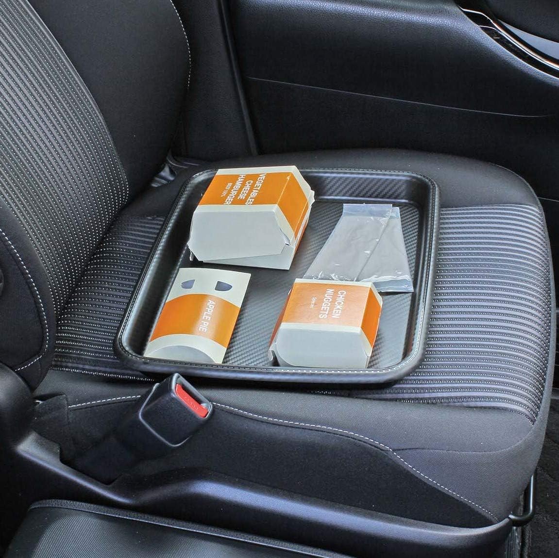 Amazon ナポレックス 車用 トレイ マルチタイプ Fizz マルチトレイ ブラック カーボン調 シューズ 小物 食べ物の整理に最適 Napolex Fizz Fizz マルチトレイ ブラック カーボン調 車 バイク 車 バイク