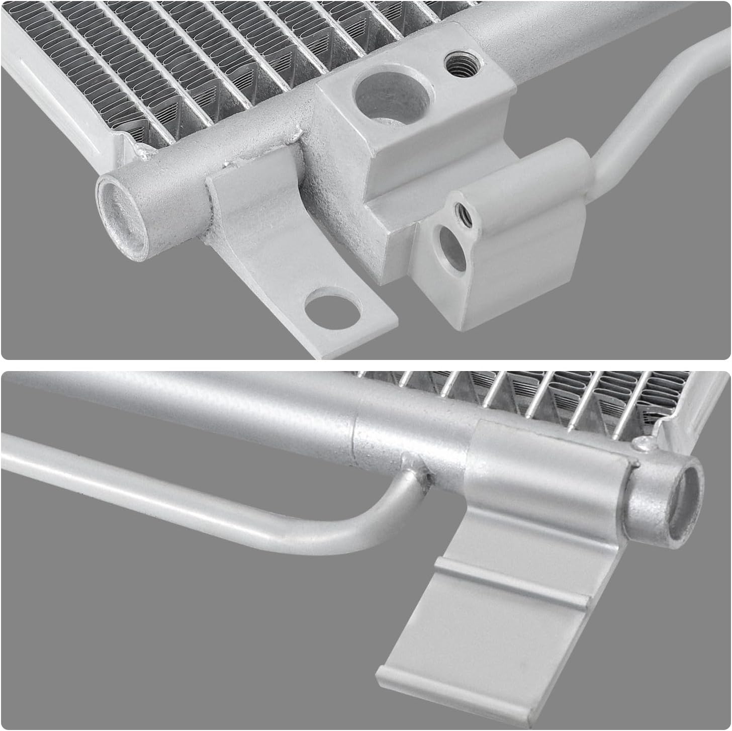 DNA MOTORING Aluminum Air Conditioning A/C Condenser Compatible with Nissan Juke 2011-2017, NI3030168, OEM-CDS-3968