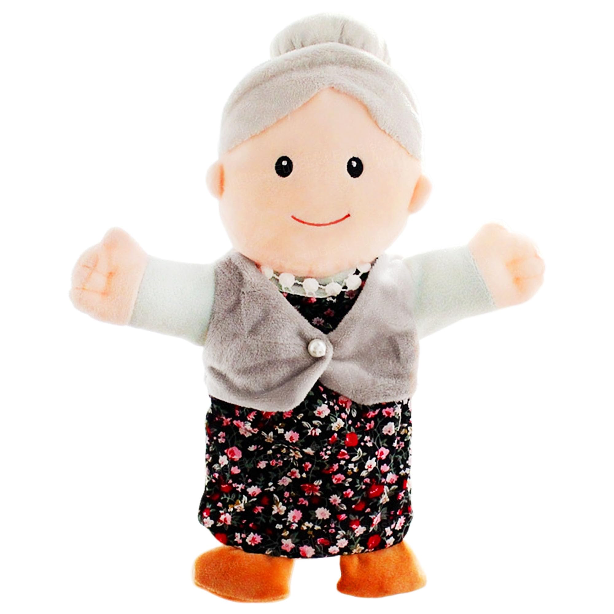 FunBlast Hand Puppet for Kid - Family Members Soft Hand Puppets for Kids Story Telling Puppet for Kids, Hand Puppet Toy, (Multicolor) (Grand Mother)