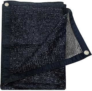 CoolArea 55% Black Shade Cloth Mesh Tarp with Grommets 6.5x10ft - Plant Greenhouse Cover, Patio Canopy, Garden Pergola Kennel