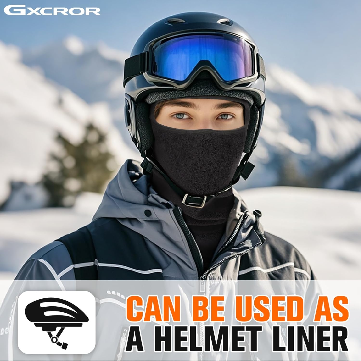 GXCROR Balaclava Ski Mask Fleece Balaclava Face Mask for Men Women Winter for Cycling Motorcycle,Snowboarding and Skiing - Image 5