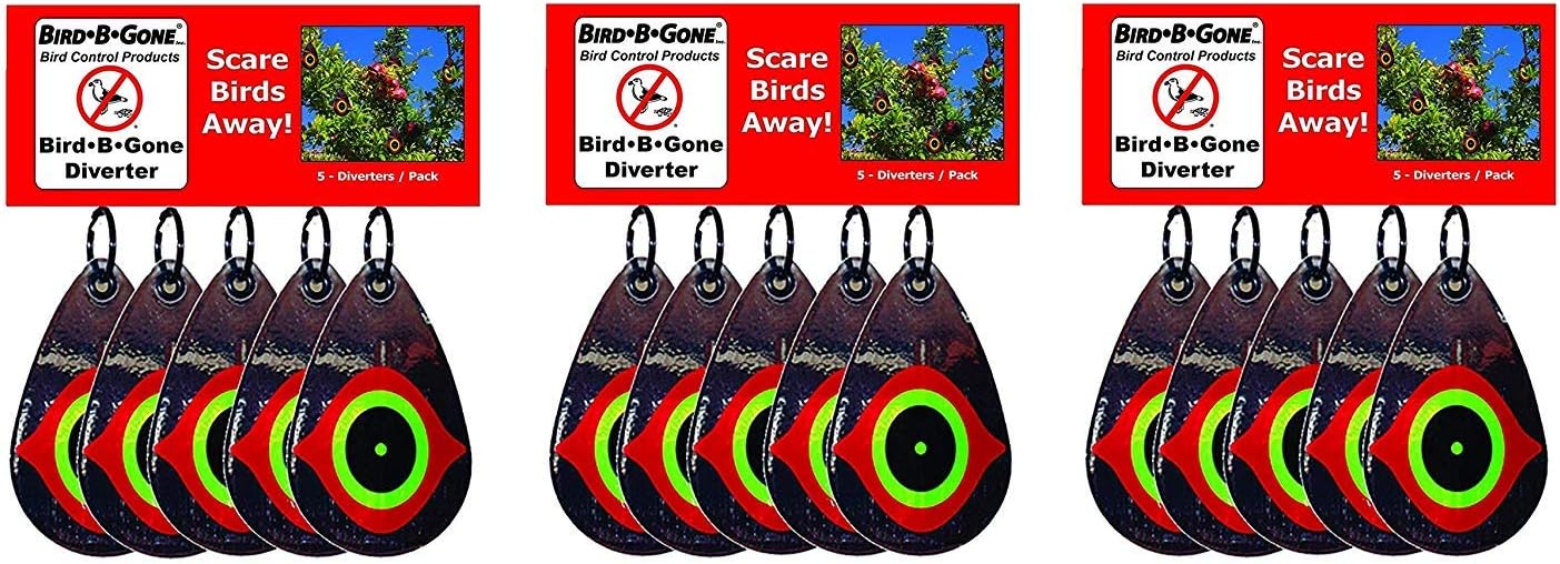 Bird B Gone Reflective Scare Bird Diverter (3 X Set of 5)