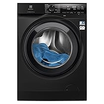 Electrolux Lavatrice a Carica Frontale EW7F48B, 8 kg Serie 700 SteamCare, 1400 Giri, min, Tecnologia Vapore PRO e SensiCare+ Programma Vapore Refresh 25, Cesto CareDrum, 847x597x576mm, Nero, Classe A