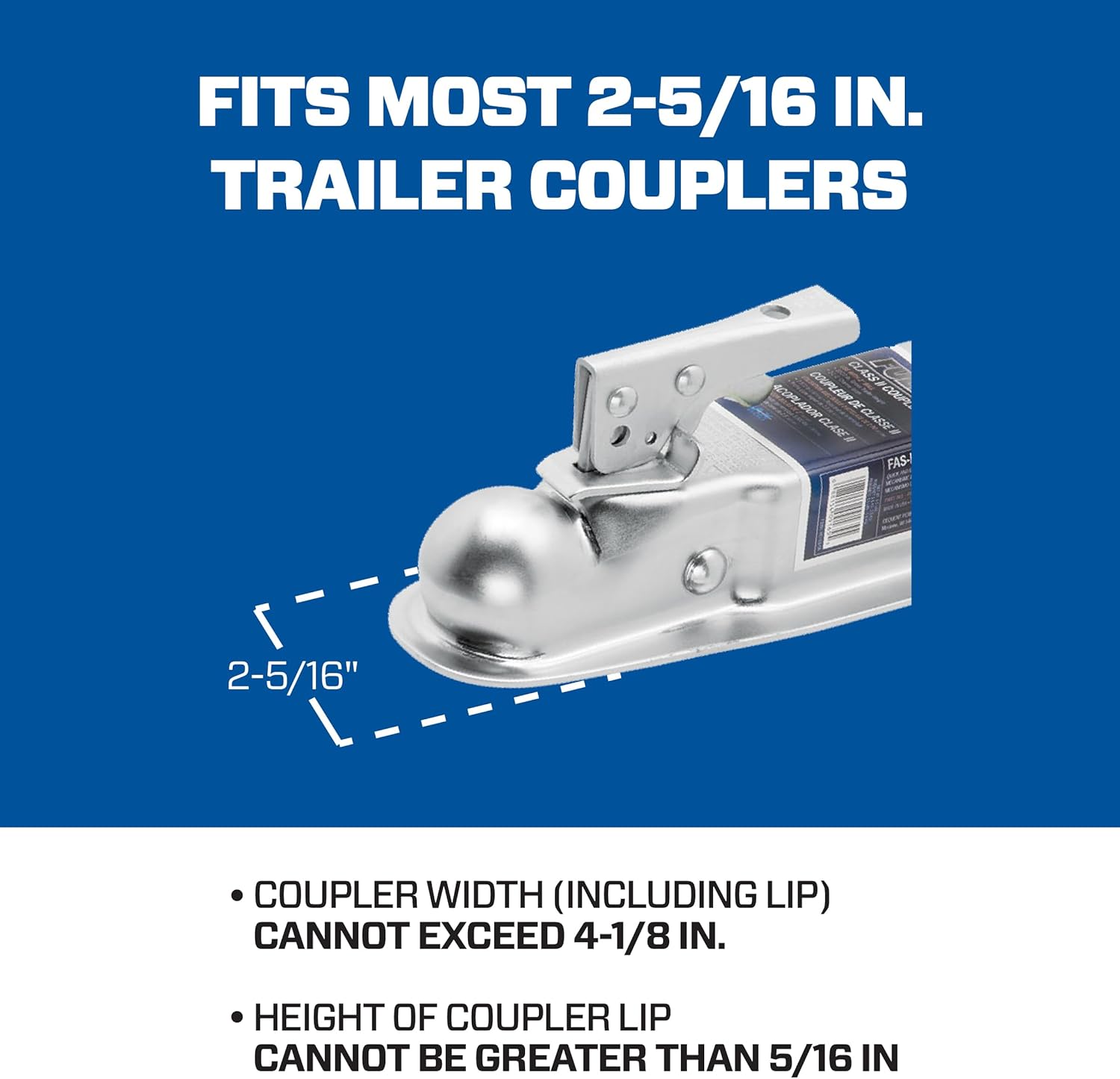 Draw-Tite 63227: Trailer Coupler Lock, Fits 2-5/16 Inch Coupler, Gorilla Guard - Image 2