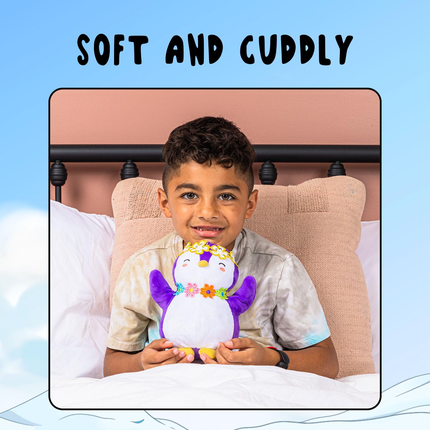 Amazon.co.jp: Pudgy Penguins™ ぬいぐるみ (フラワープリンセス