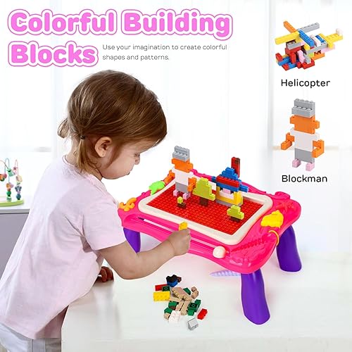 Miniatura 7 de TOY Life Tablero magnético de dibujo para niños pequeños de 1 a 3 años, tablero magnético de garabatos para niños pequeños, mesa de dibujo para