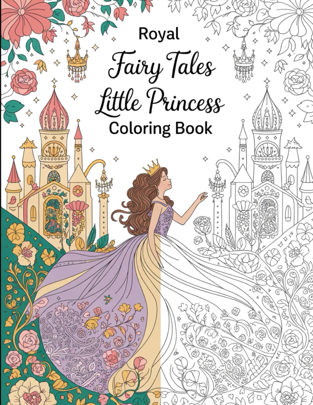 Royal Fairy Tales: Little Princess Coloring Book