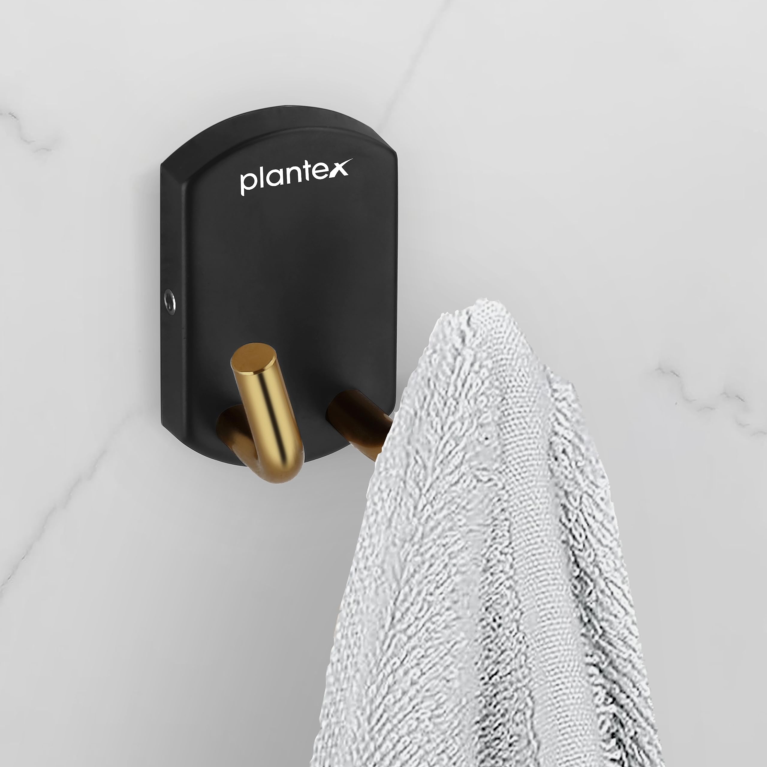 Plantex 304 Grade Stainless Steel Robe Hook/Cloth-Towel Hanger/Door Hanger-Hook/Bathroom Accessories - Pack of 1 (Parv-Gold & Black) (B0CBS55986) Amazon Price History, Amazon Price Tracker
