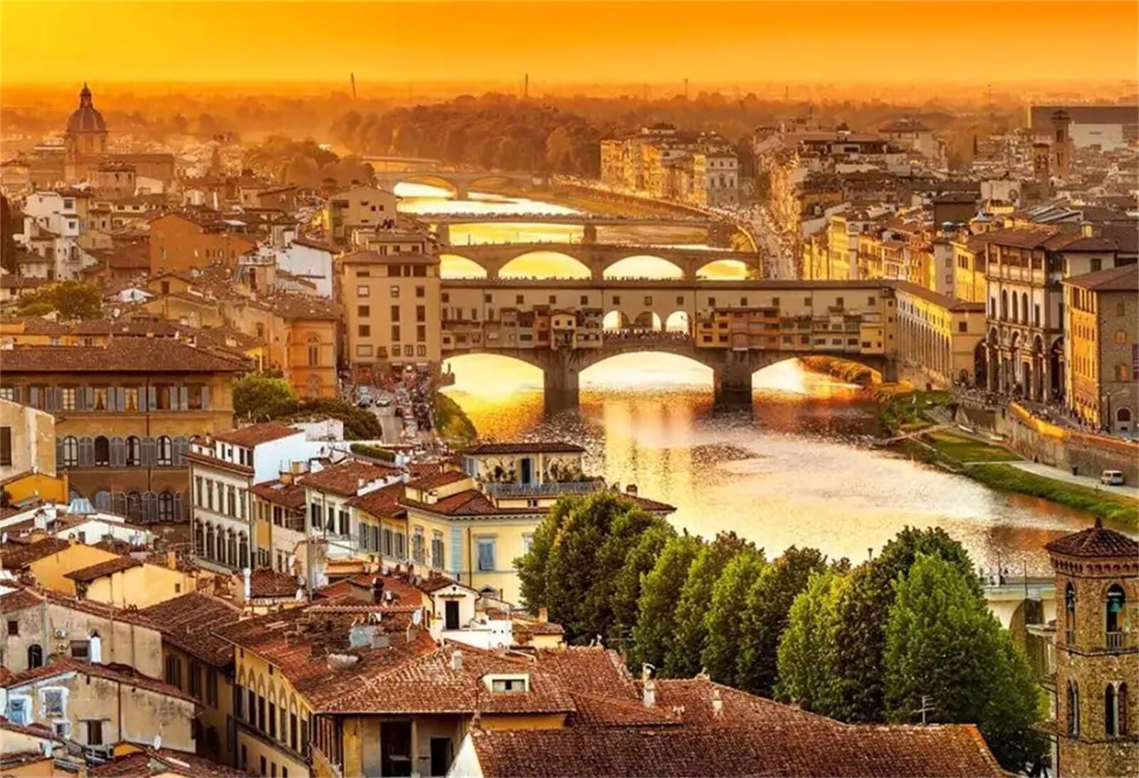 Puzzle krajobrazu miejskiego o świcie 700 sztuk,Puzzle DIY dla dorosłych,Klasyczna Puzzle dla dorosłych Kreatywna rozrywka, wymagające gry