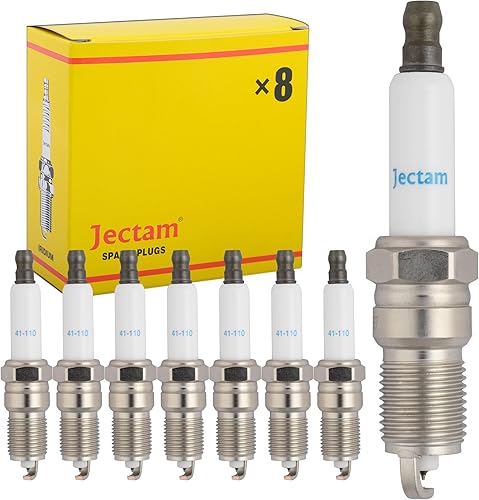 Bujías de repuesto automotrices 12621258 41-110 IZTR5B11 - Bujías de iridio 8 unidades compatibles con Chevy Silverado Suburban Express Tahoe GMC