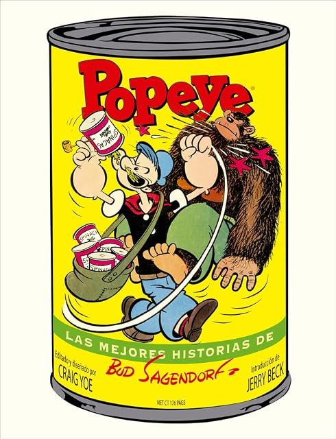 Portada de Popeye. Las mejores historias de Bud Sagendorf