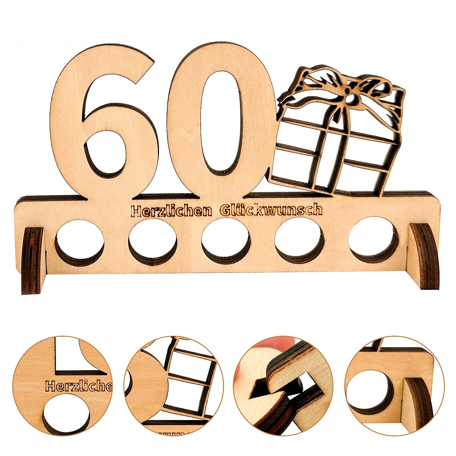 Idea regalo in denaro, 60° compleanno, regalo in denaro, regalo di compleanno, regalo per 60° compleanno, amici/famiglia, regalo creativo per anniversario (60