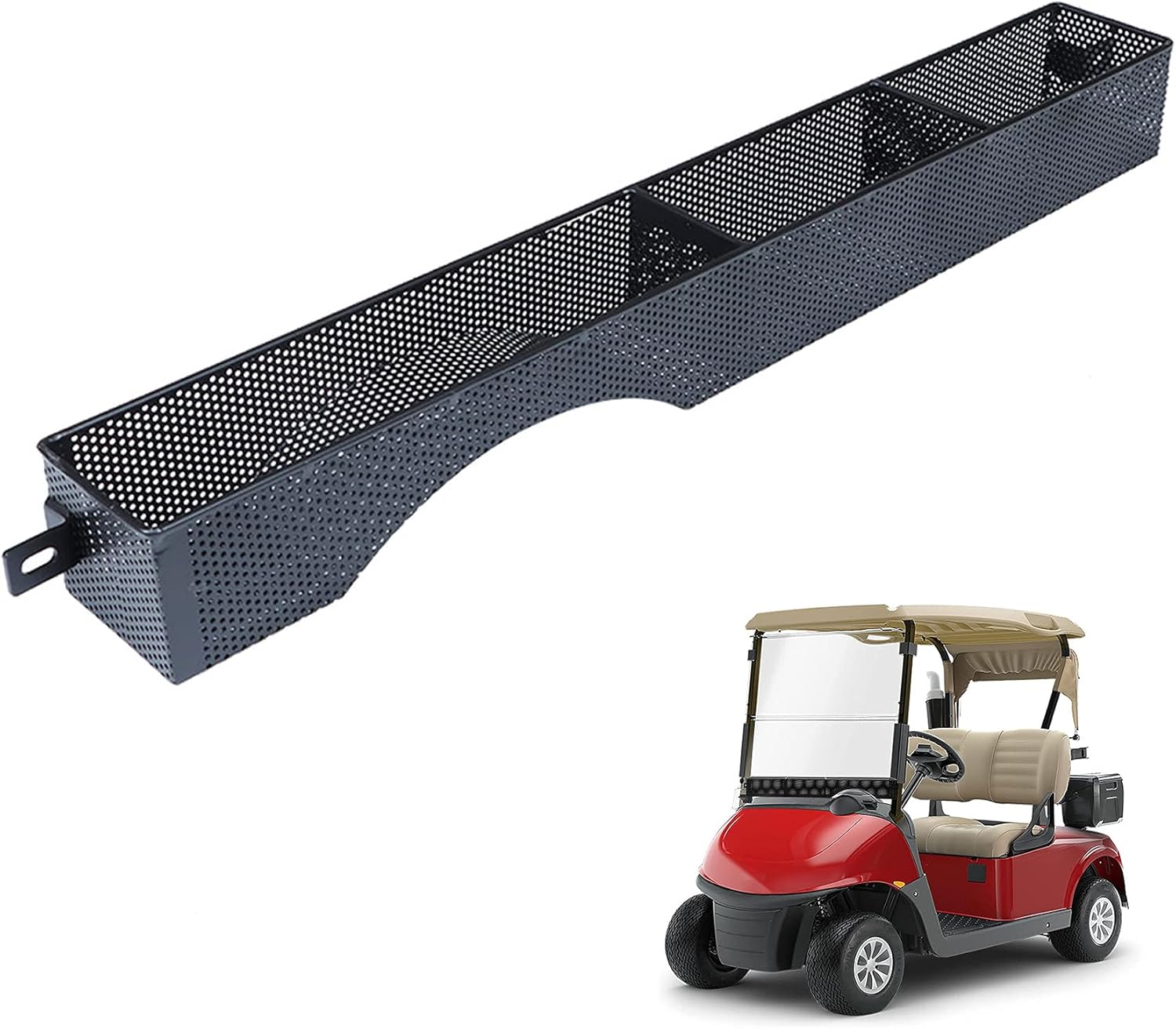 munirater Front Inner Storage Basket Replacement for EZGO RXV Gas & Electric Golf