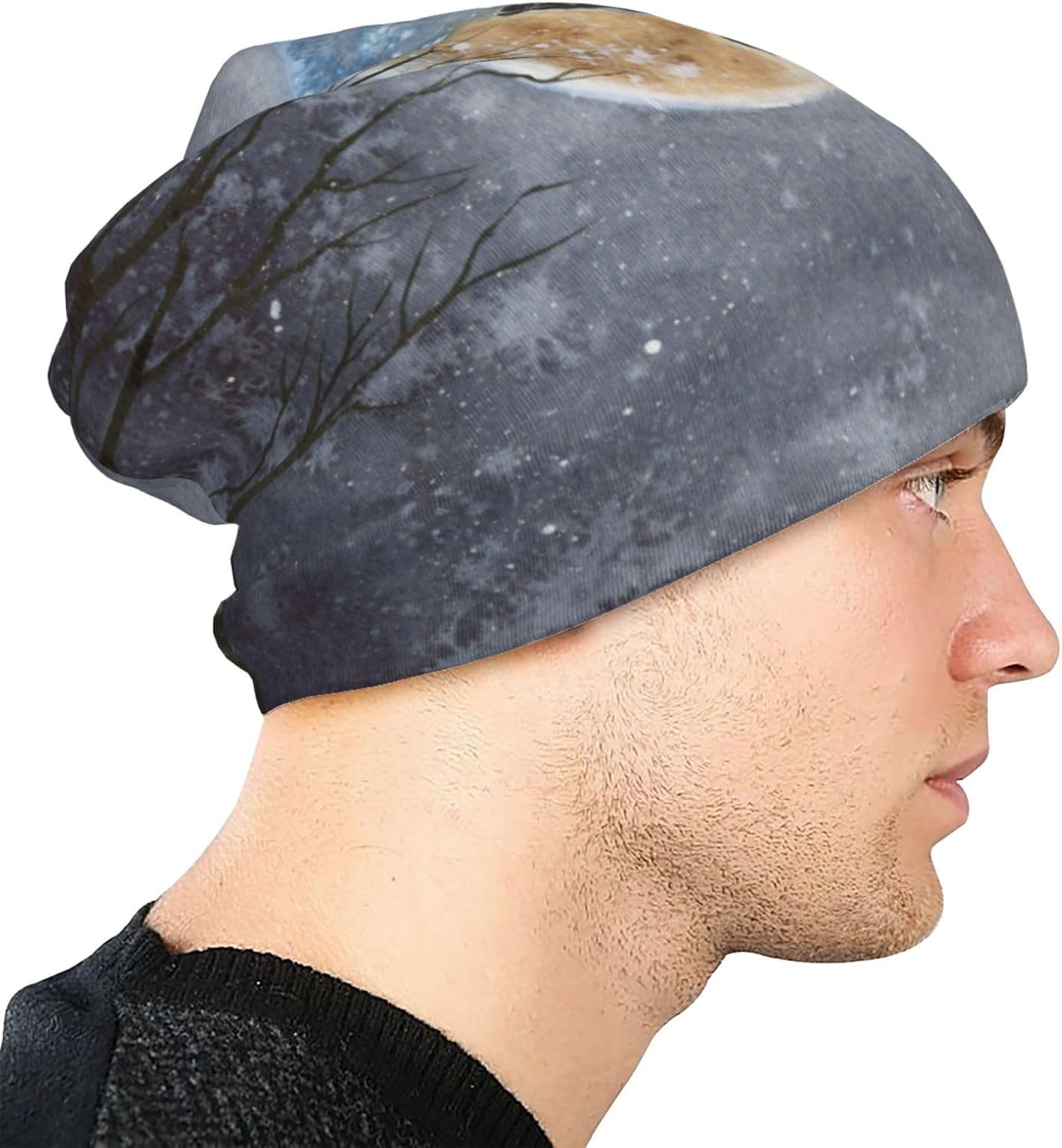 Beanie for Women Men, Warm Stretch Knitted Beanies Hat Casual Slouchy Cap Cancer Headwear Gifts - Image 5