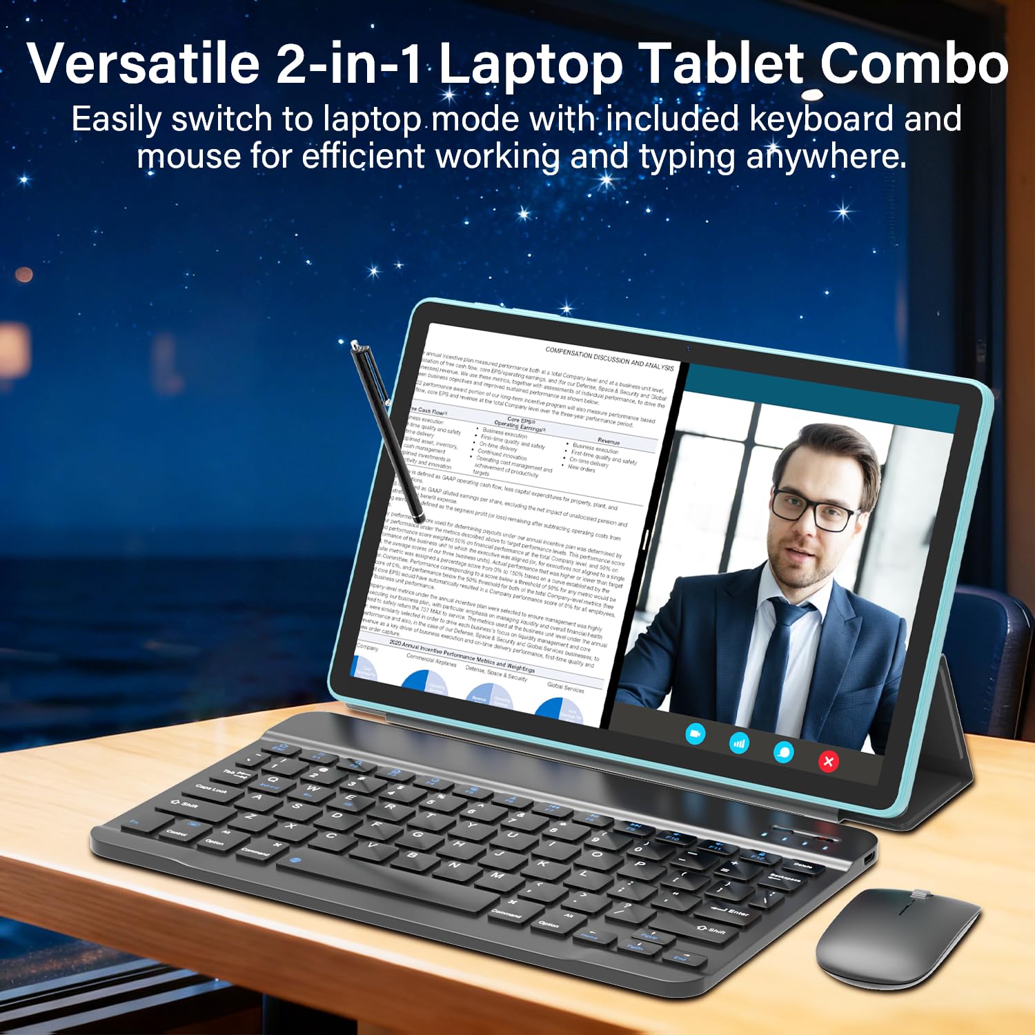 Amazon.com : Android 15 Tablet with Keyboard, 11 Inch Tablets 20GB