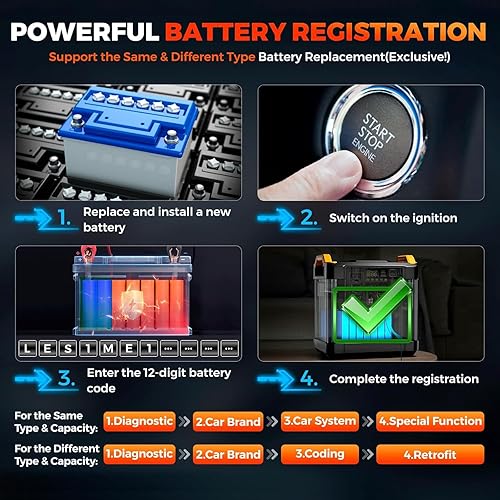 Miniatura 5 de 2026 LAUNCH Creader Elite V2.0 fit for GM Bi-Directional Scan Tool, All Reset Full System Diagnostic Scanner, AUTOVIN, Full OBD2 Code Reader for