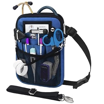 Yodilala Nurse Fanny Pack,Nurse Essentials,Clinical Nursing Bag, Utility Belt Bag for Stethoscopes Holder,Bandage Scissors and Other Medical SuppliesBlue
