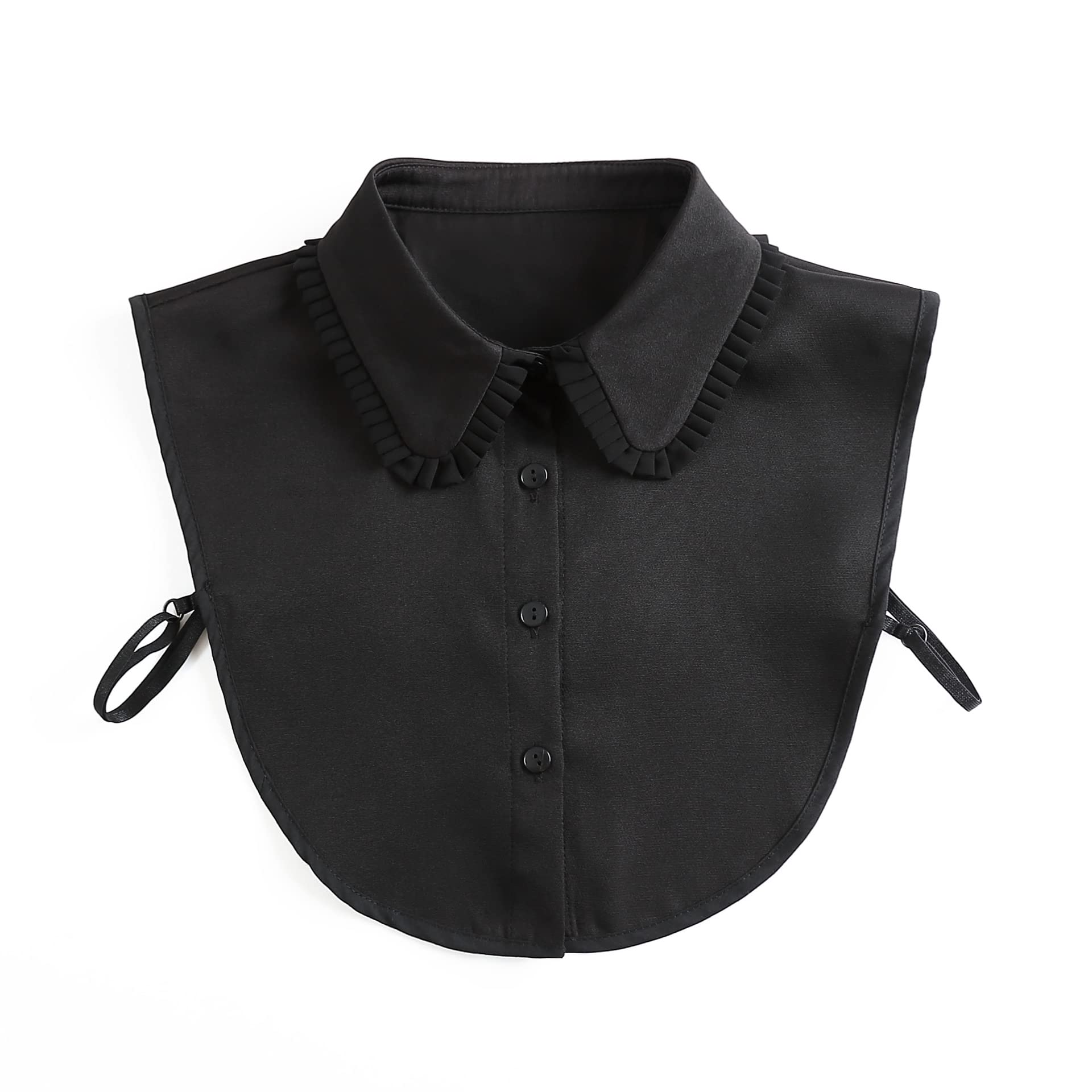 Fake Collar Detachable Half Shirt False Collars Chiffon Dickey Collar for Blouse Dresses