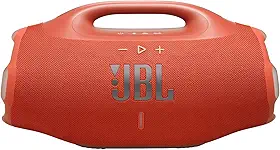 JBL, Caixa de Som, Boombox 4, Bluetooth, Som JBL Pro, AI Sound Boost, Graves Personalizáveis, Bateria de até 34h, IP68, Áudio Lossless – Laranja
