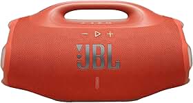 JBL, Caixa de Som, Boombox 4, Bluetooth, Som JBL Pro, AI Sound Boost, Graves Personalizáveis, Bateria de até 34h, IP68, Áudio Lossless – Laranja