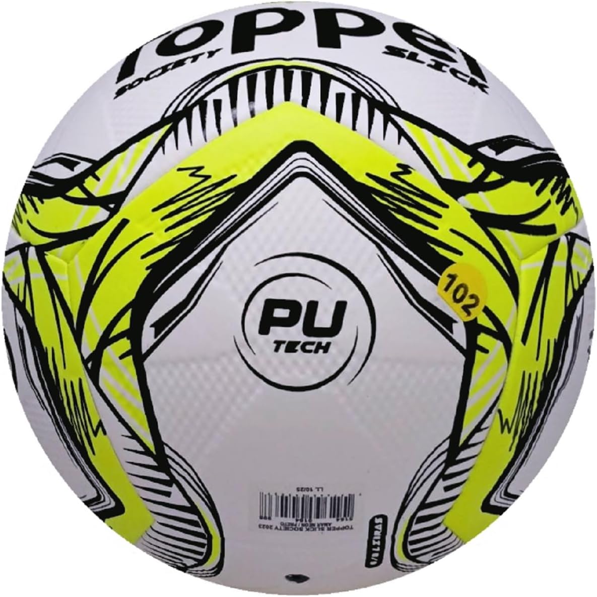 Bola Society Topper Slick Amarela + Bomba De Ar