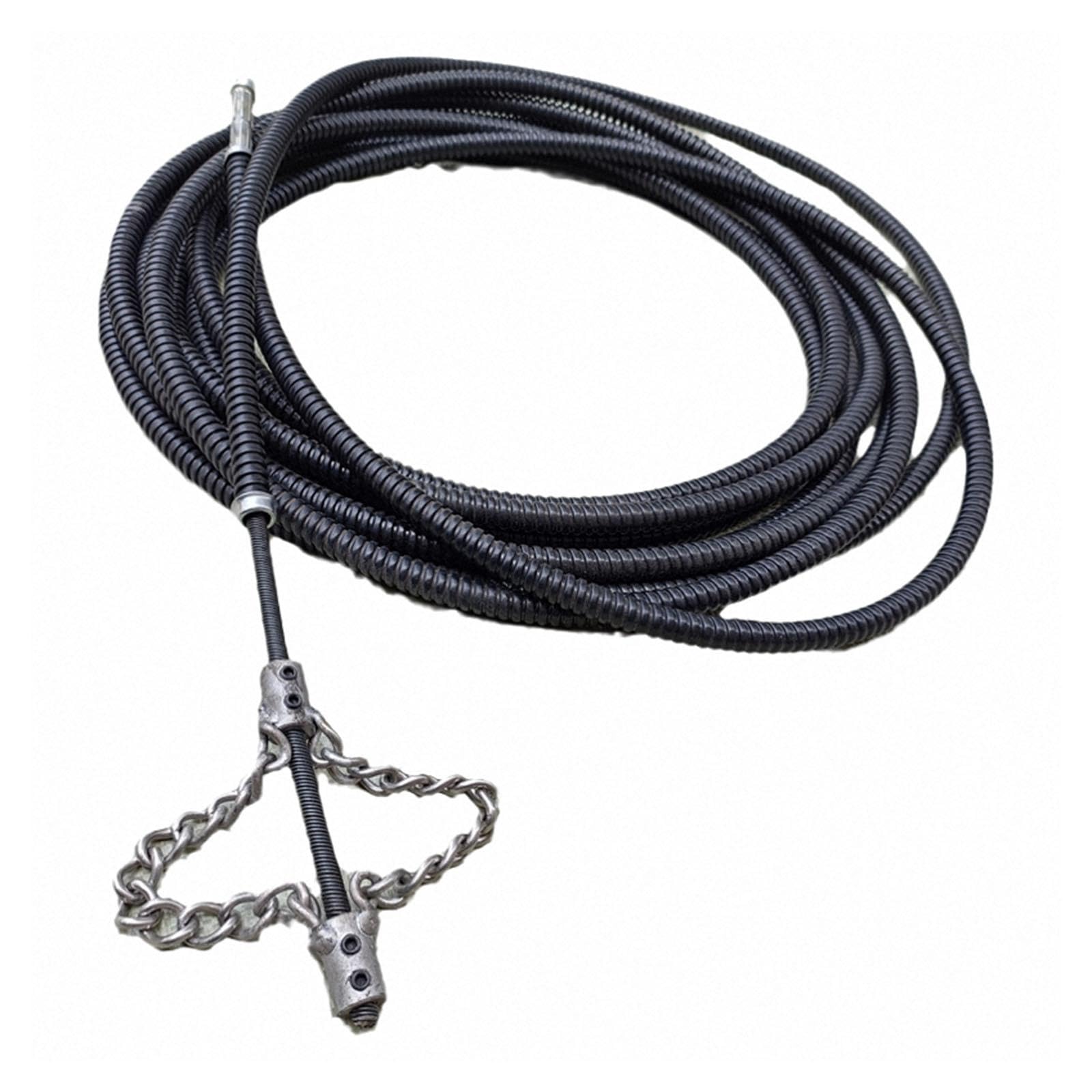 Milageto Limpiador de desagües, destapador de desagües, de limpieza, desatascador, herramientas de dragado para lavabos, alcantarillas, tuberías de, 3m