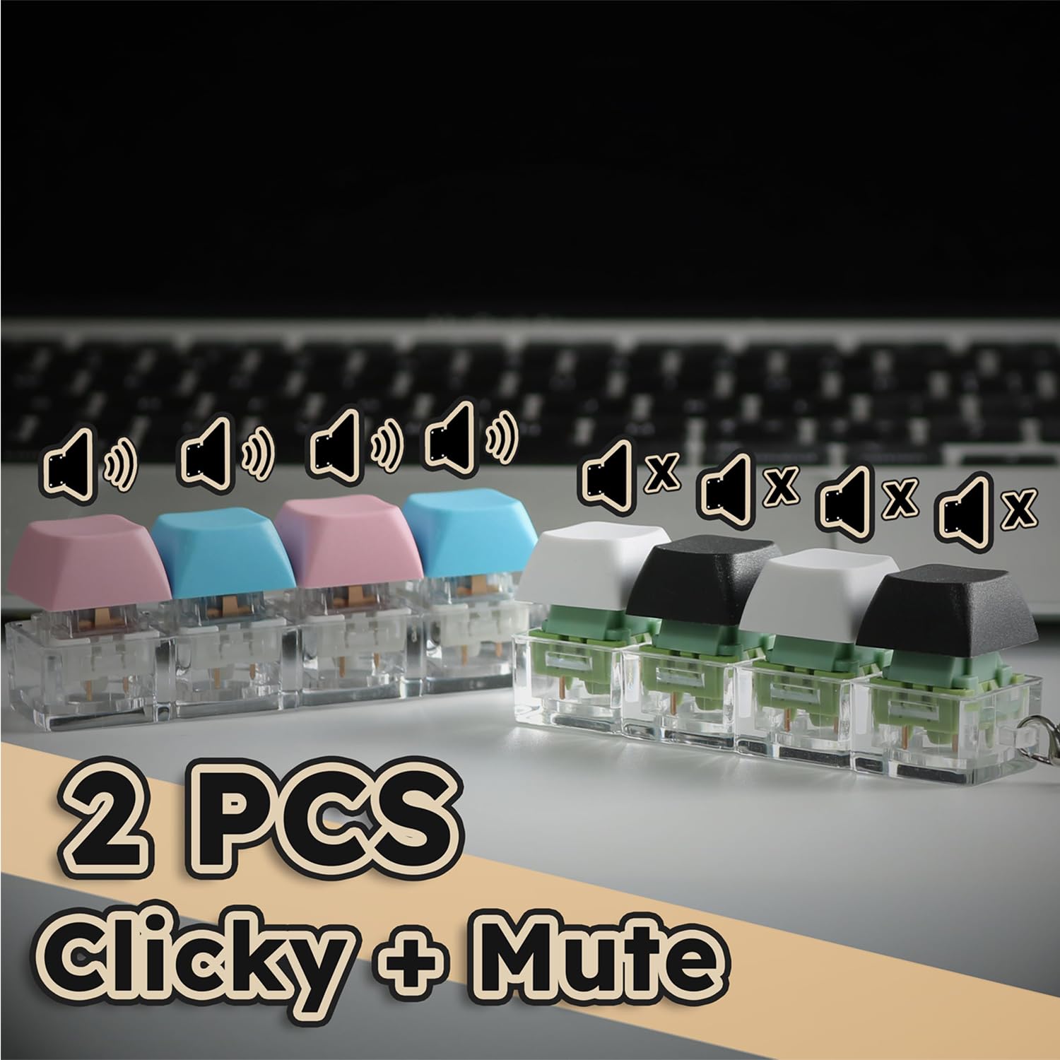 2PCS Keyboard Fidget Toy - Image 2