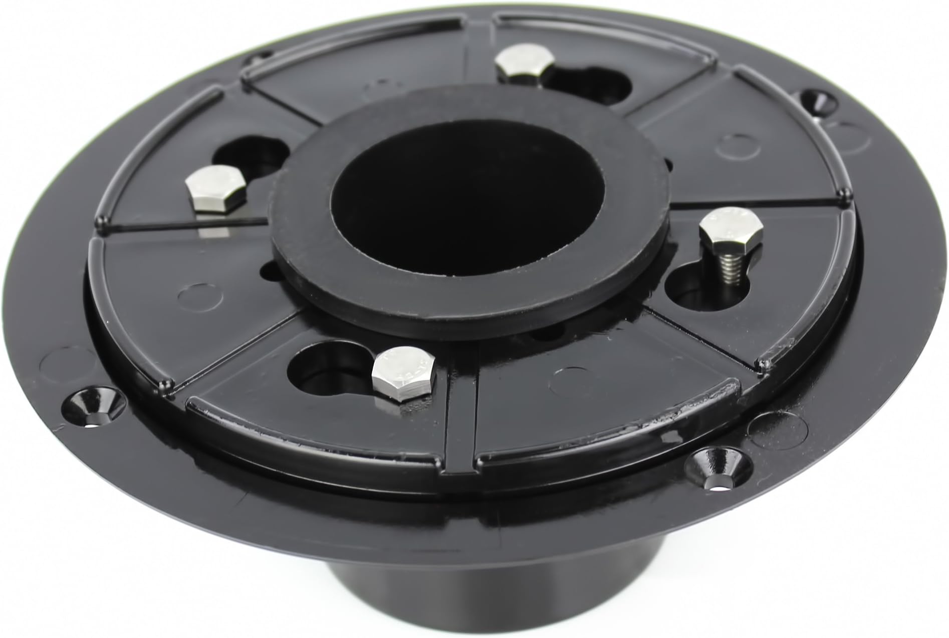 Linear Shower Drain Base (flange) with Rubber Gasket. Linear drain kit, ABS Base, PVC Flange - Ideal for Tile Insert Floor Drains - Compatible with 36 inch and 48 inch Linear Drains