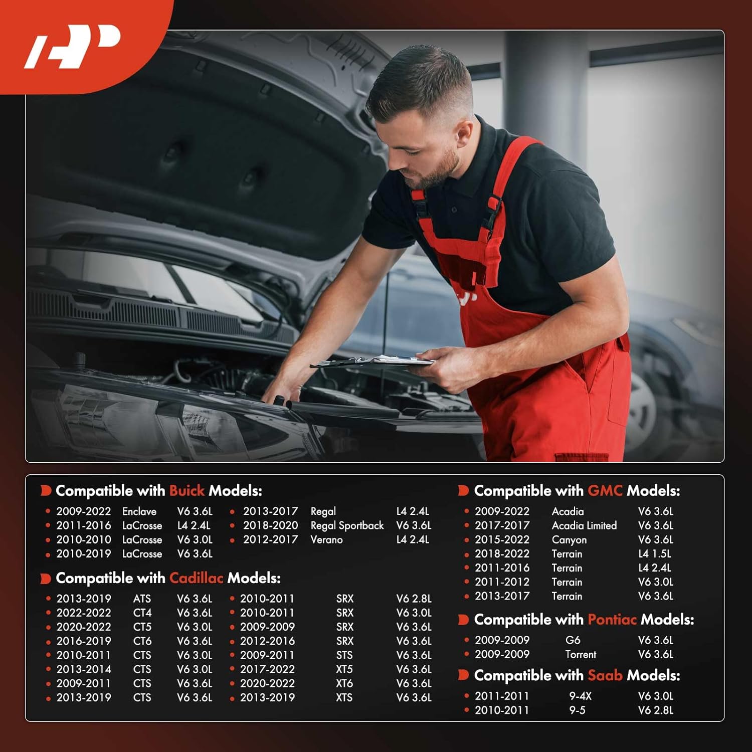 A-Premium Ignition Knock Detonation Sensor Compatible with Chevy Equinox, Malibu, Cruze, Traverse, Impala, Camaro, Colorado & GMC Terrain, Acadia & Buick Enclave & Cadillac & Saab & Pontiac & Saturn