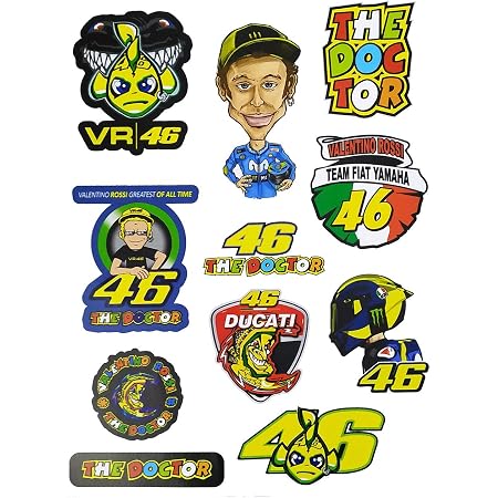 Bike Decals Tool Box Helmet Stickers 