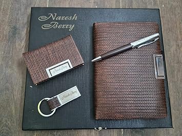 personalized journal and pen set