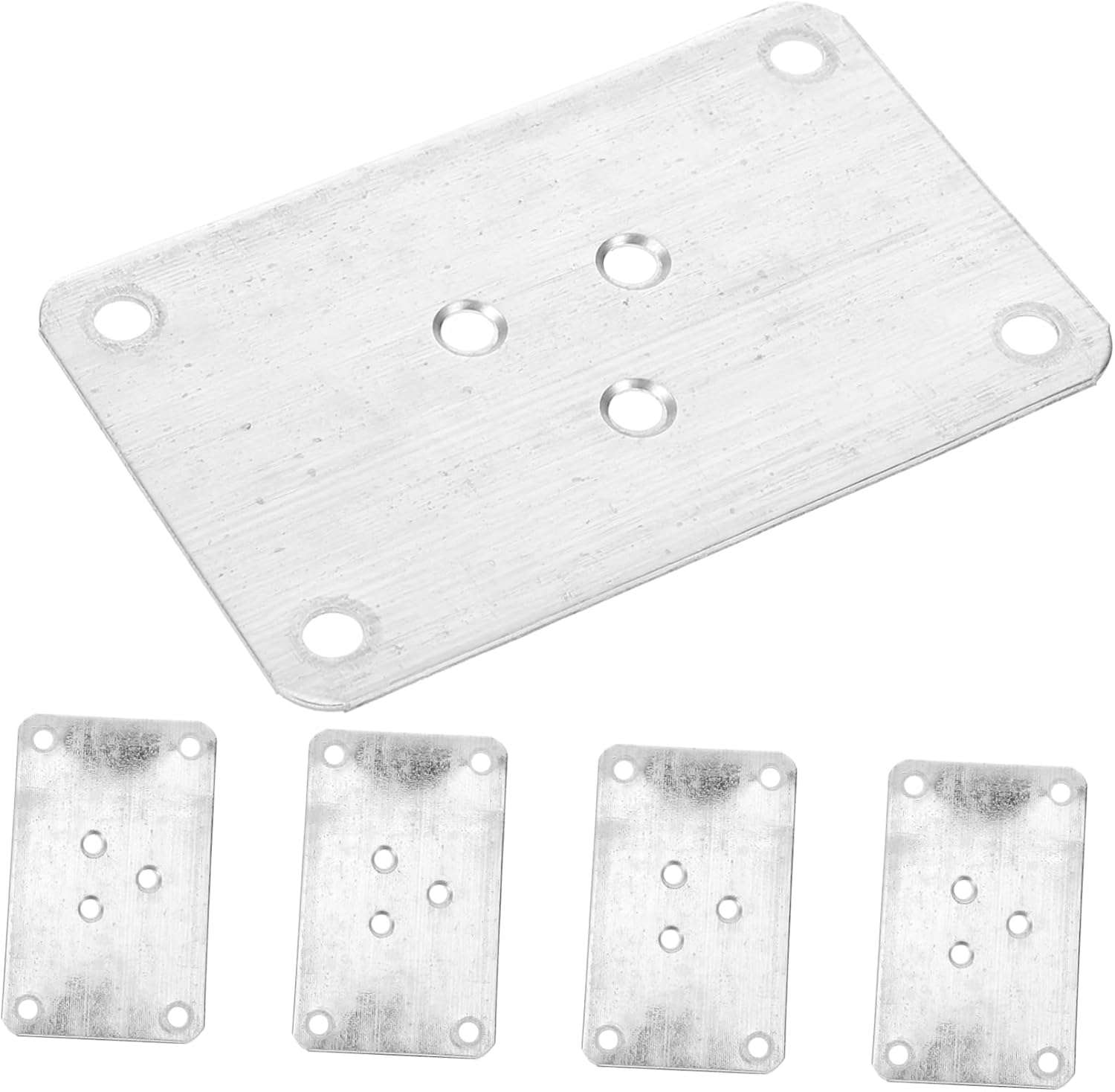 25pcs Flat Leg Mounting Plates Furniture Leg Attachments for Tables Mounts