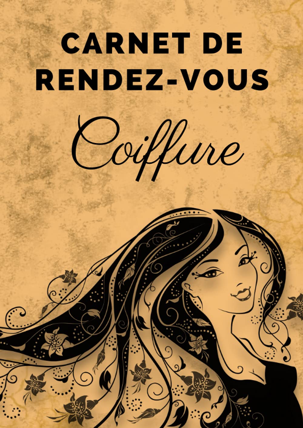 Carnet de Rendez-vous Coiffure A4 - Agenda Professionnel pour Salons de Beauté