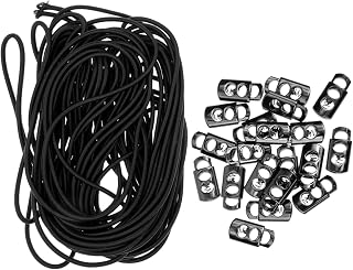 Óculos 10 Conjuntos De De Proteção De Corda Retentor De De Sol Metálicos De Cordão Com Alça De Tecido Com Verificação Desfiada Vanquisher 20 De Borracha Preto