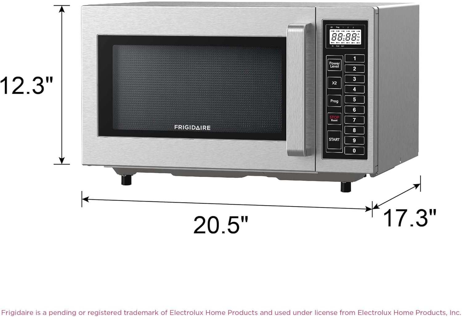 Dimensions of Frigidaire Commercial Microwave Oven EMW965