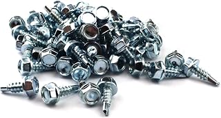 1000 Stk. Schraube Bohrkopf Senkkopf Selbstbohrend Dachschraube Trockenbau Wickelfalzrohr Vierkant 13 mm