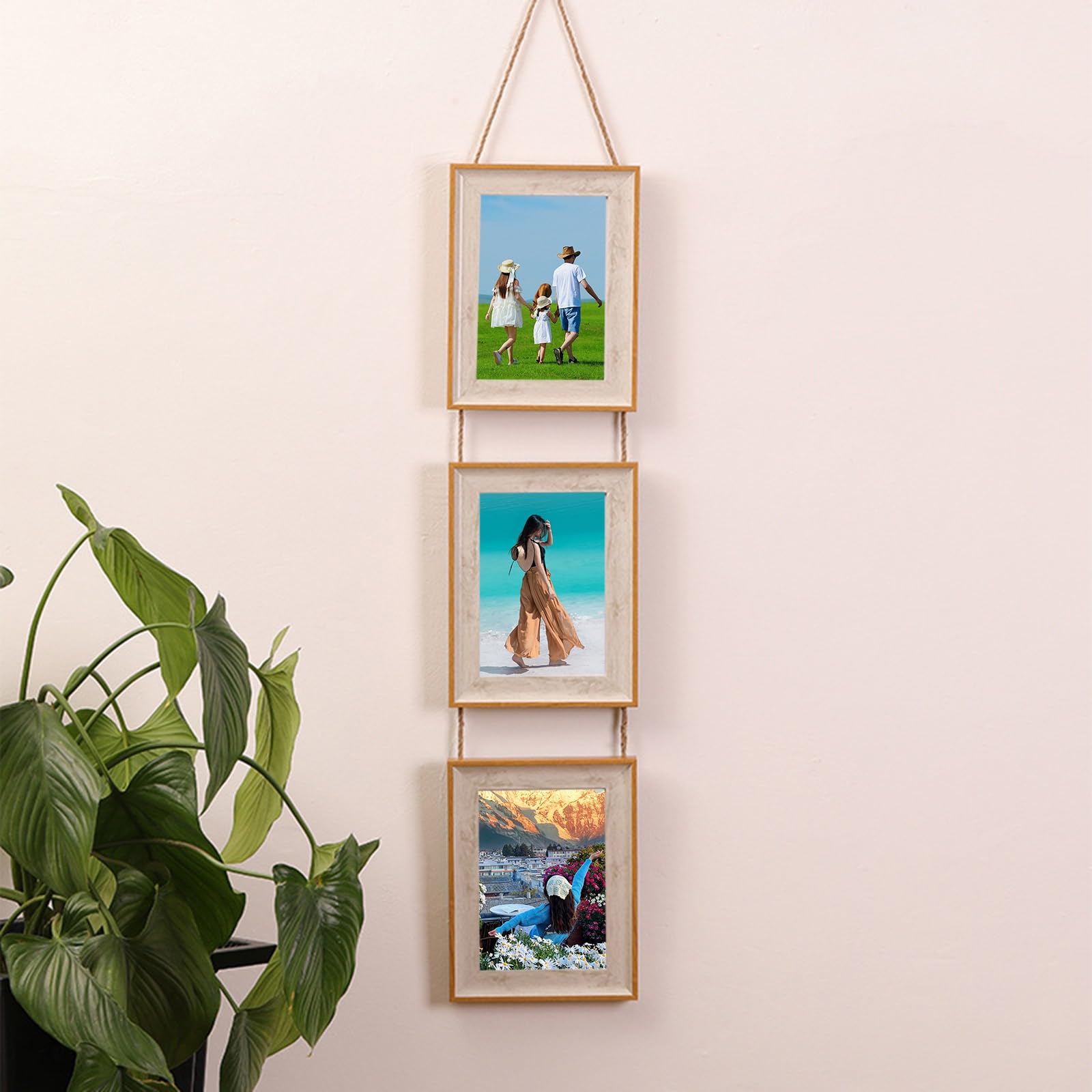 Amazon.com - Stfery Hanging Picture Frames 6x8 Resin Gallery Wall