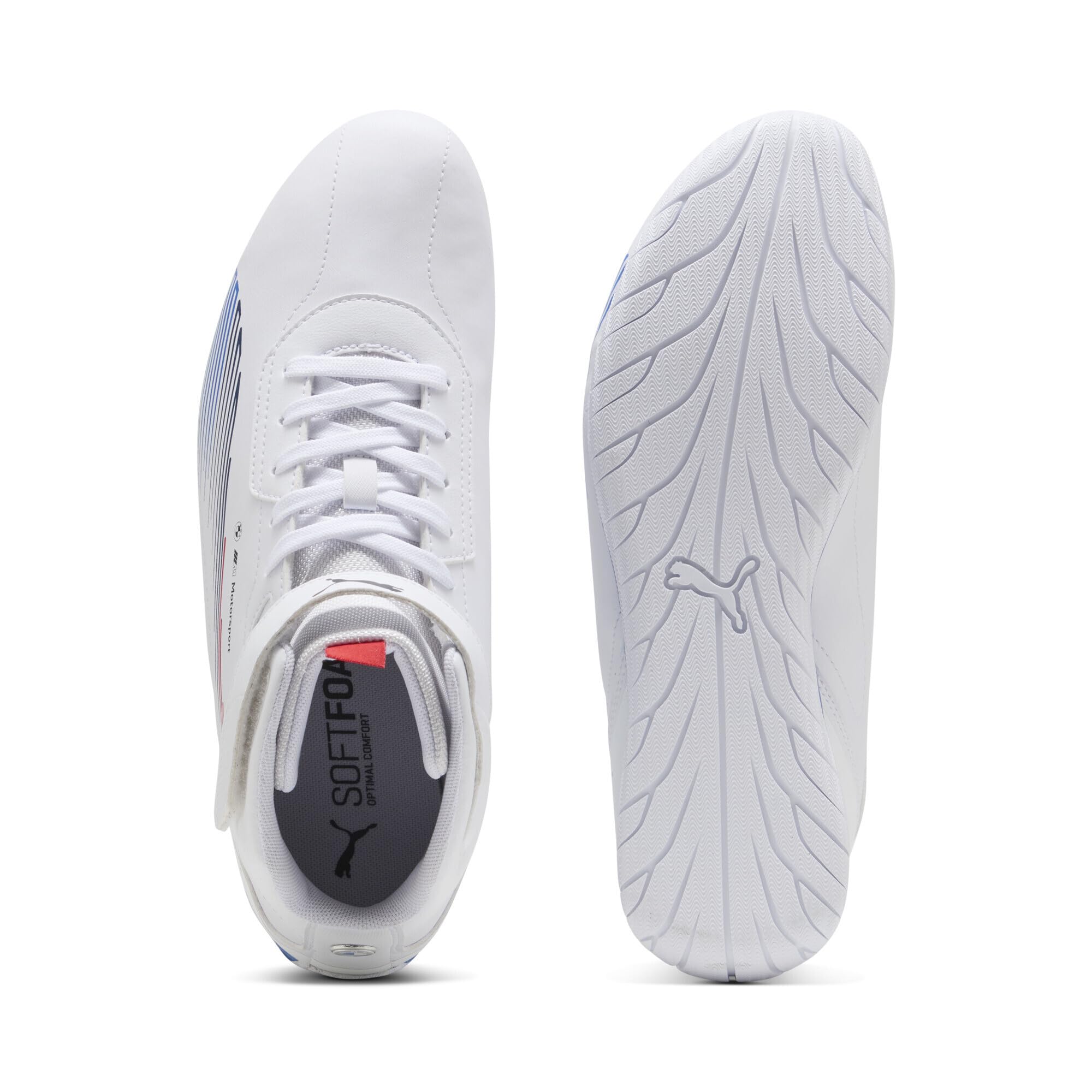 PUMA Zapatillas BMW M Motorsport Neo Cat Mid 2.0 46, White Cool Cobalt Blue