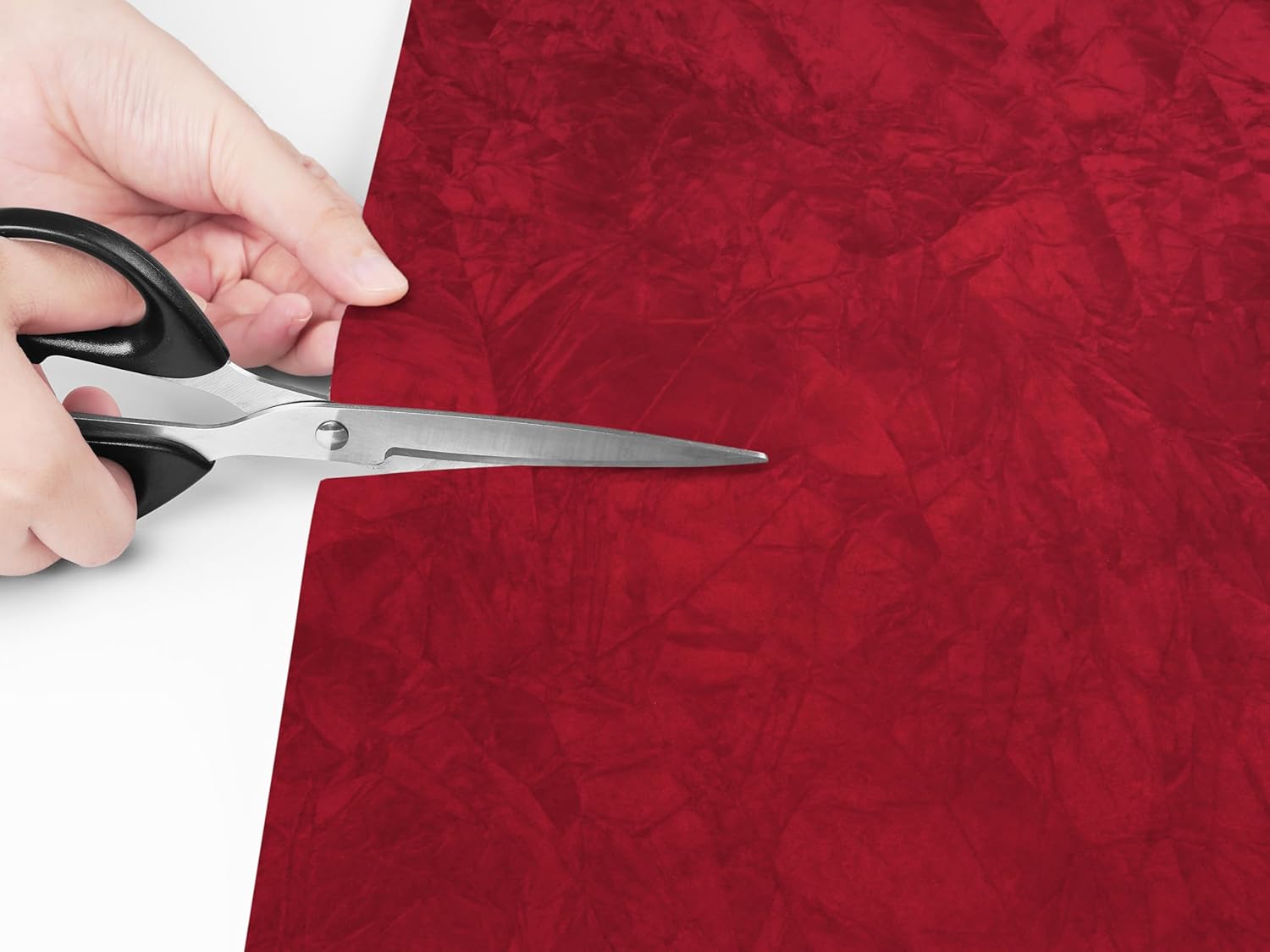 Decotalk 2ft X 16ft Dark Red Velvet Wallpaper Peel and Stick Soft Felt Wallpaper Velvet Fabric Vinyl Wrap for Lining Jewelry Box Textured Wall Paper Red Flocking Self Adhesive Felt Sheets Sticky