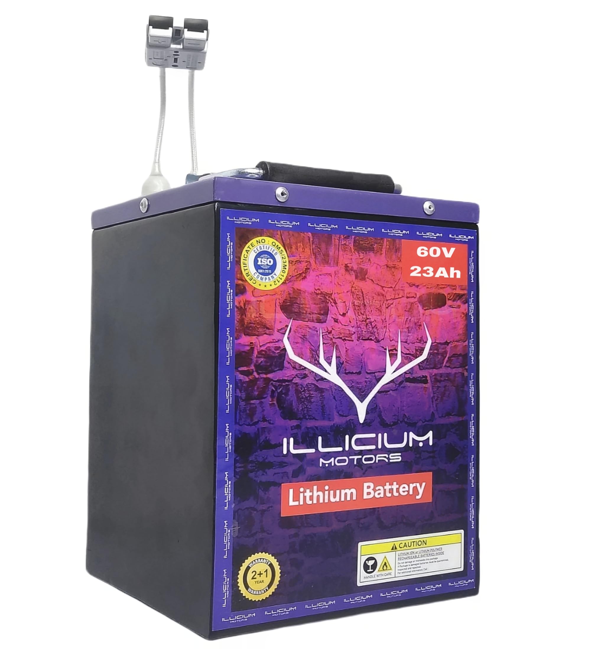 ILLICIUM MOTORS 60V 23Ah Lithium Ion Battery for E-Bike/Electric Bike/E-Scooter| With Display Meter on Top| Compact & Powerful 2-Wheeler Battery with 73 KM Range (B0CV7F9M4S) Amazon Price History, Amazon Price Tracker