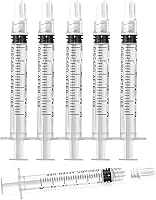 Vista 13 de Jeringa Luer Lock de 1ml sin aguja - Jeringas de plástico de 1cc, estériles, selladas individualmente, paquete de 10