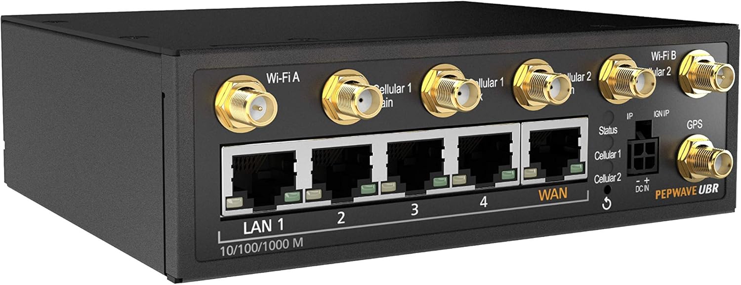 Super Cheap 🛒 Peplink UBR LTE Dual-Cellular Router | All-in-One WAN Solution | Unbreakable Connectivity Right Out of The Box | Inclusive 1 Year PrimeCare Warranty | UBR-LTE-US-T-PRM (CAT-4)