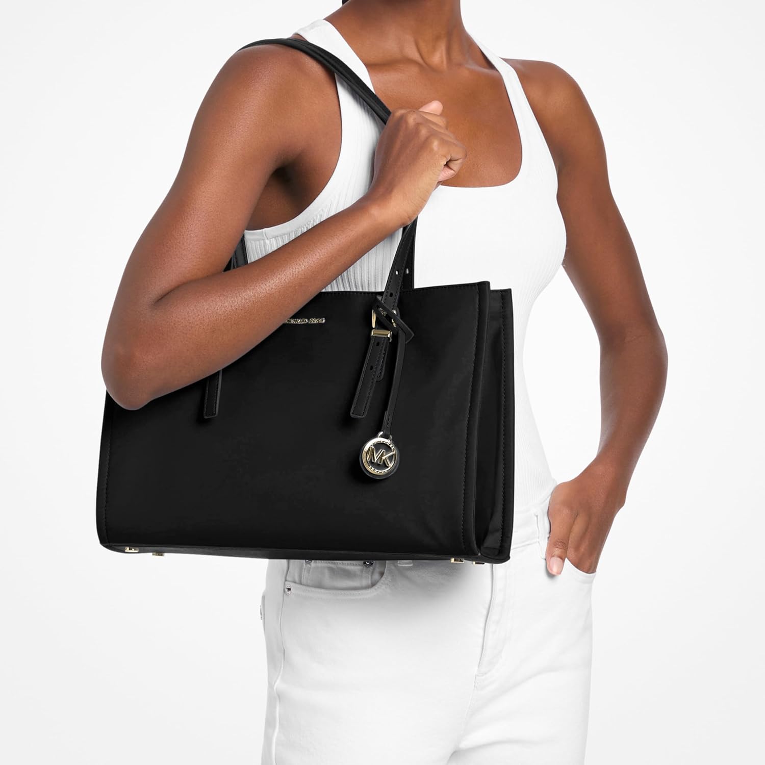 Michael Kors Women's Zadie Medium Ew Tz Tote