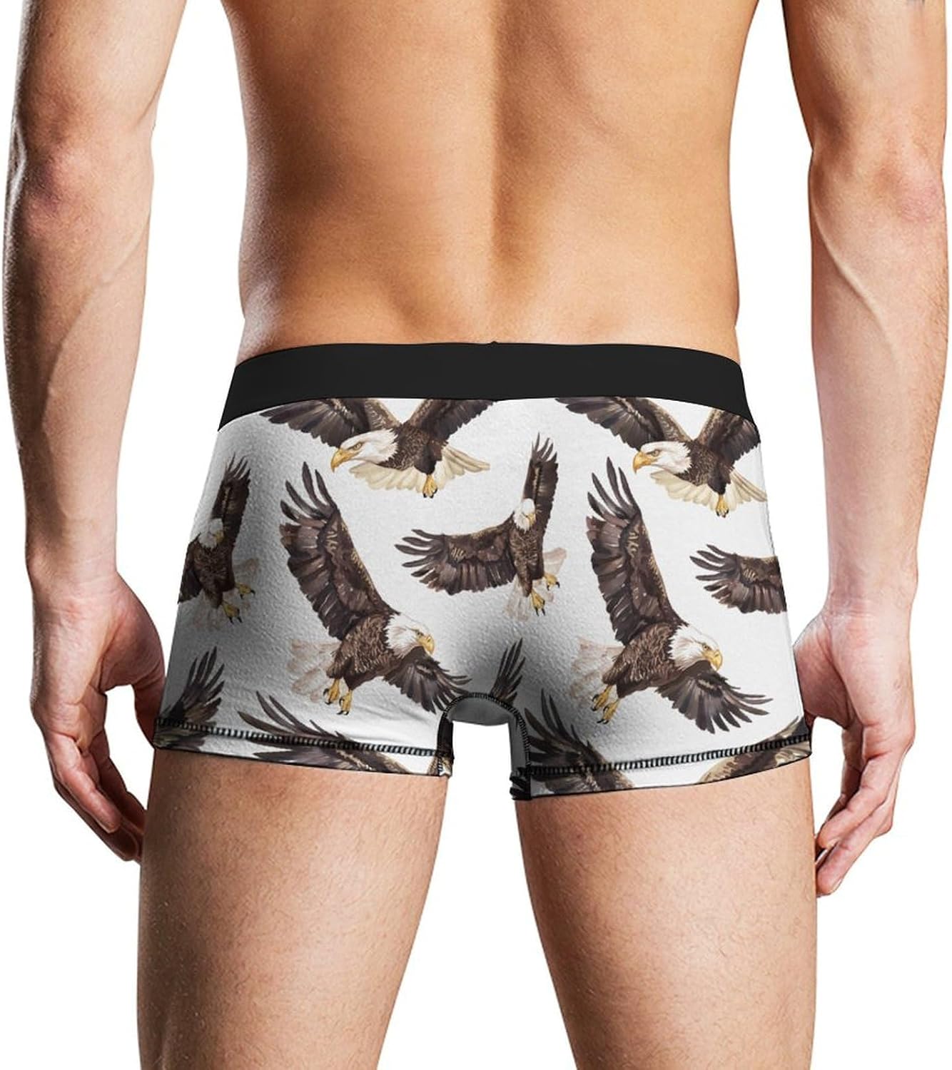 Flying Eagle Novelty Men's Trunks Soft Breathable Underwear Patterned Stretch Briefs
