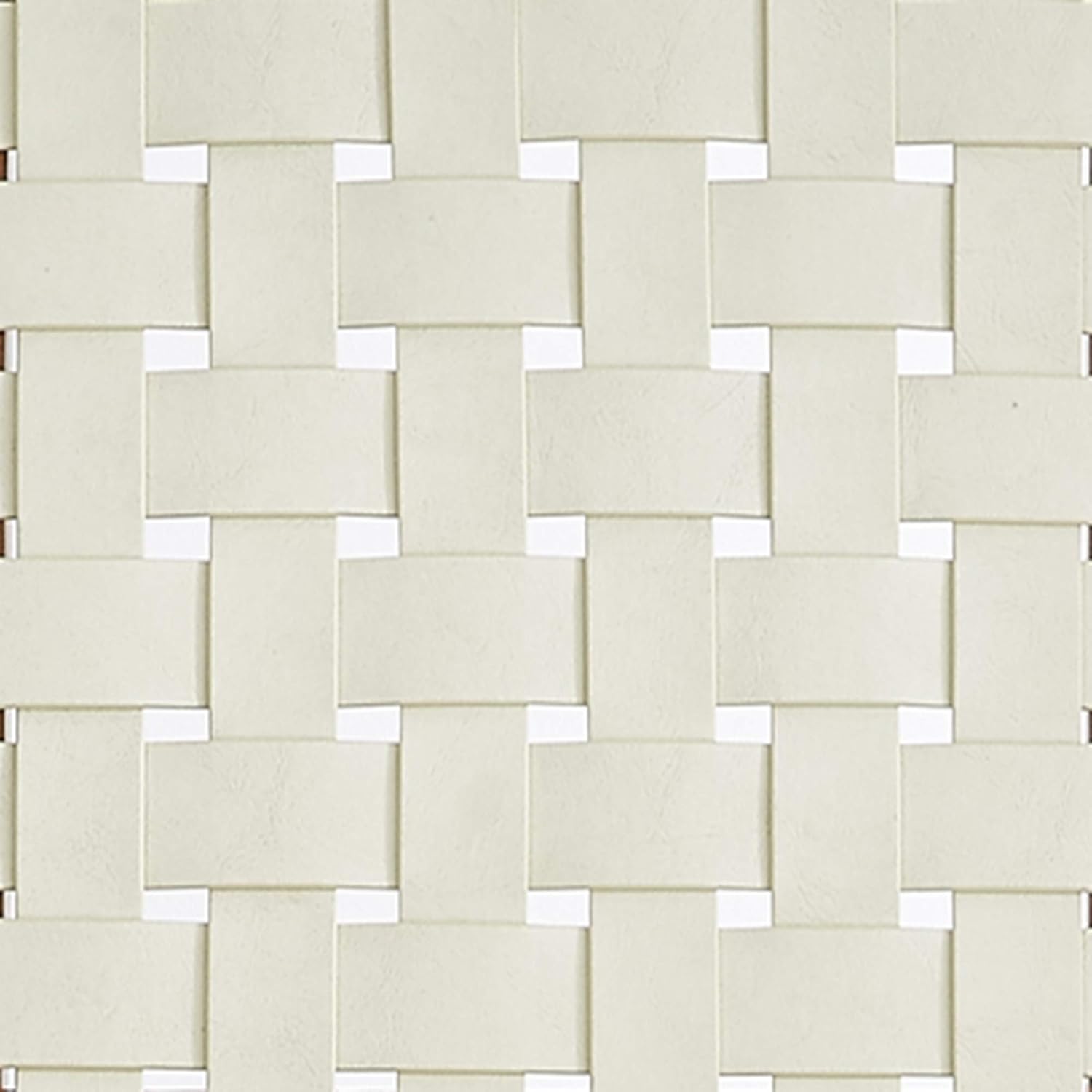  Brand – Rivet Faux Leather Woven Dining Chair with Wood Frame, Set of 2, 18"W, Light Beige - Chairs