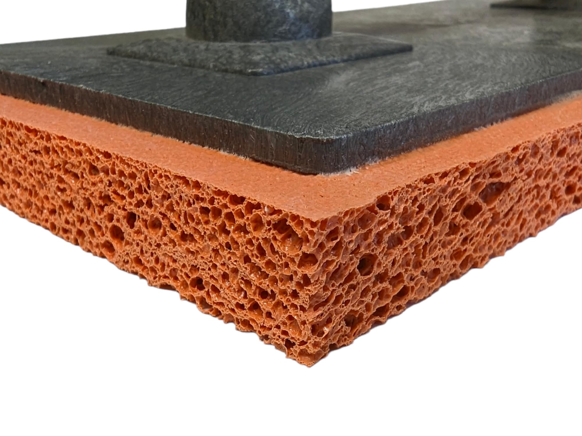 Orange Sponge Float Coarse 280 x 140 x 18 mm Rubber Sponge Trowel for Plastering Rendering & Cement, 280x140x18mm - Image 4