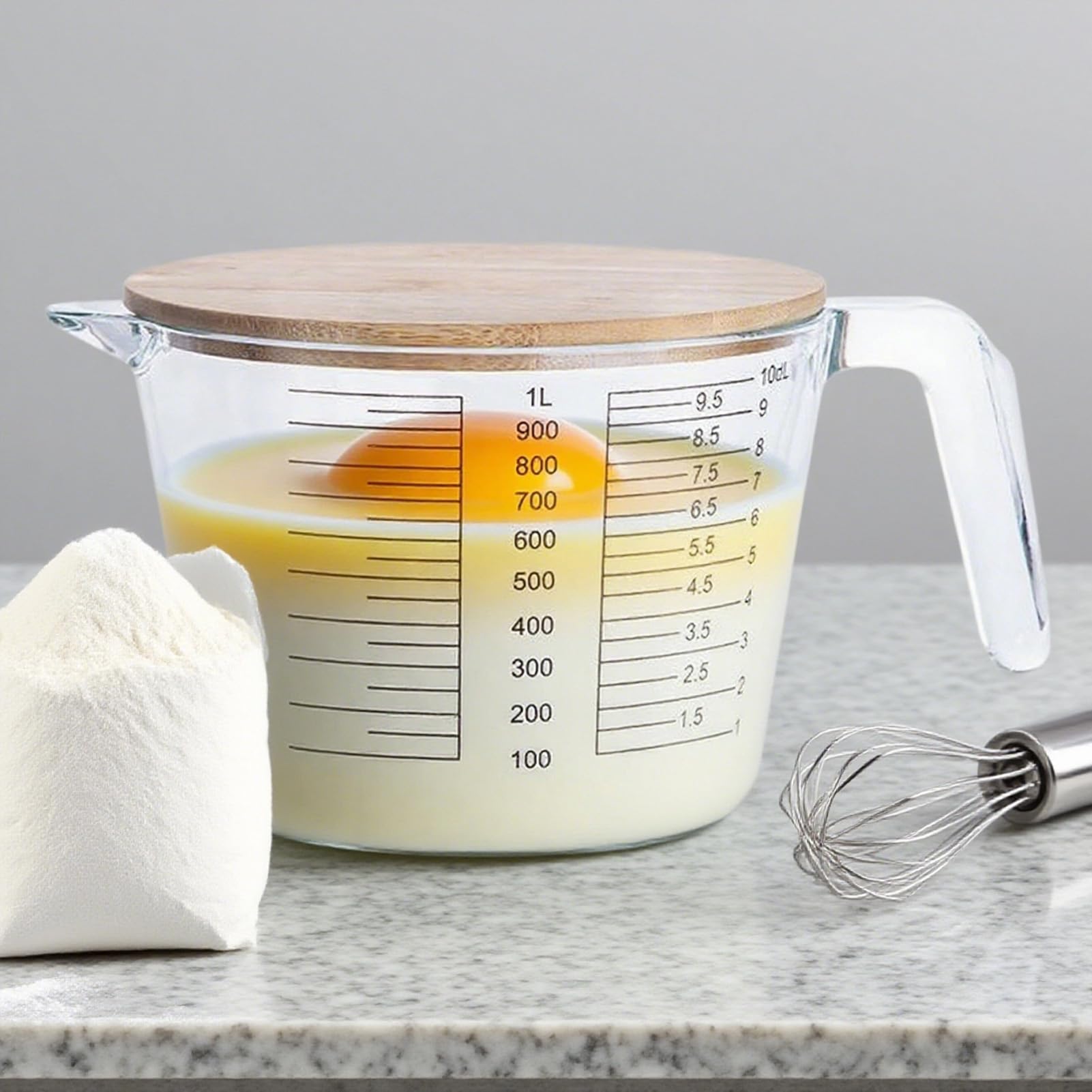Tasses À Mesure De Cuisine Verre Mesureur Gradué pour Pâtisserie avec